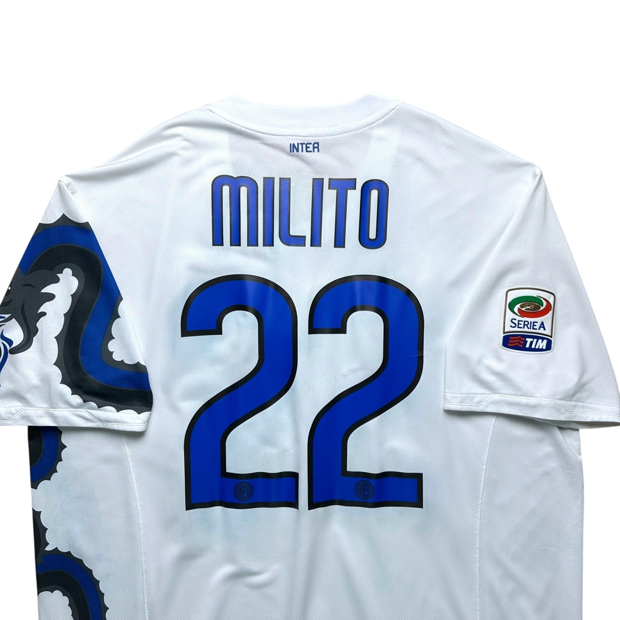 Inter Milan 2010 - 11 Away Shirt (XL) Milito 22 - Kitplug