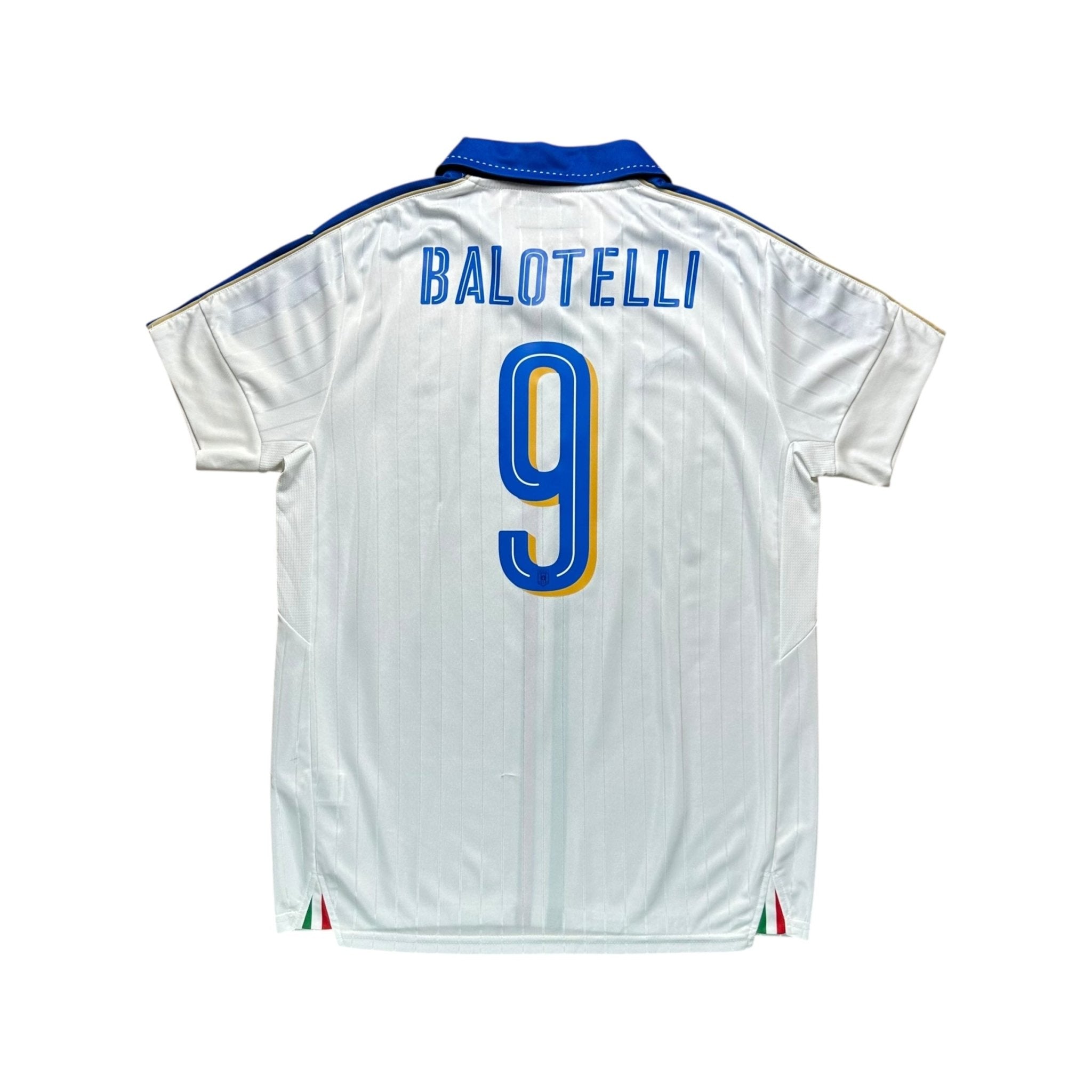 Italy 2016 Away Shirt (L) Balotelli 9 - Kitplug