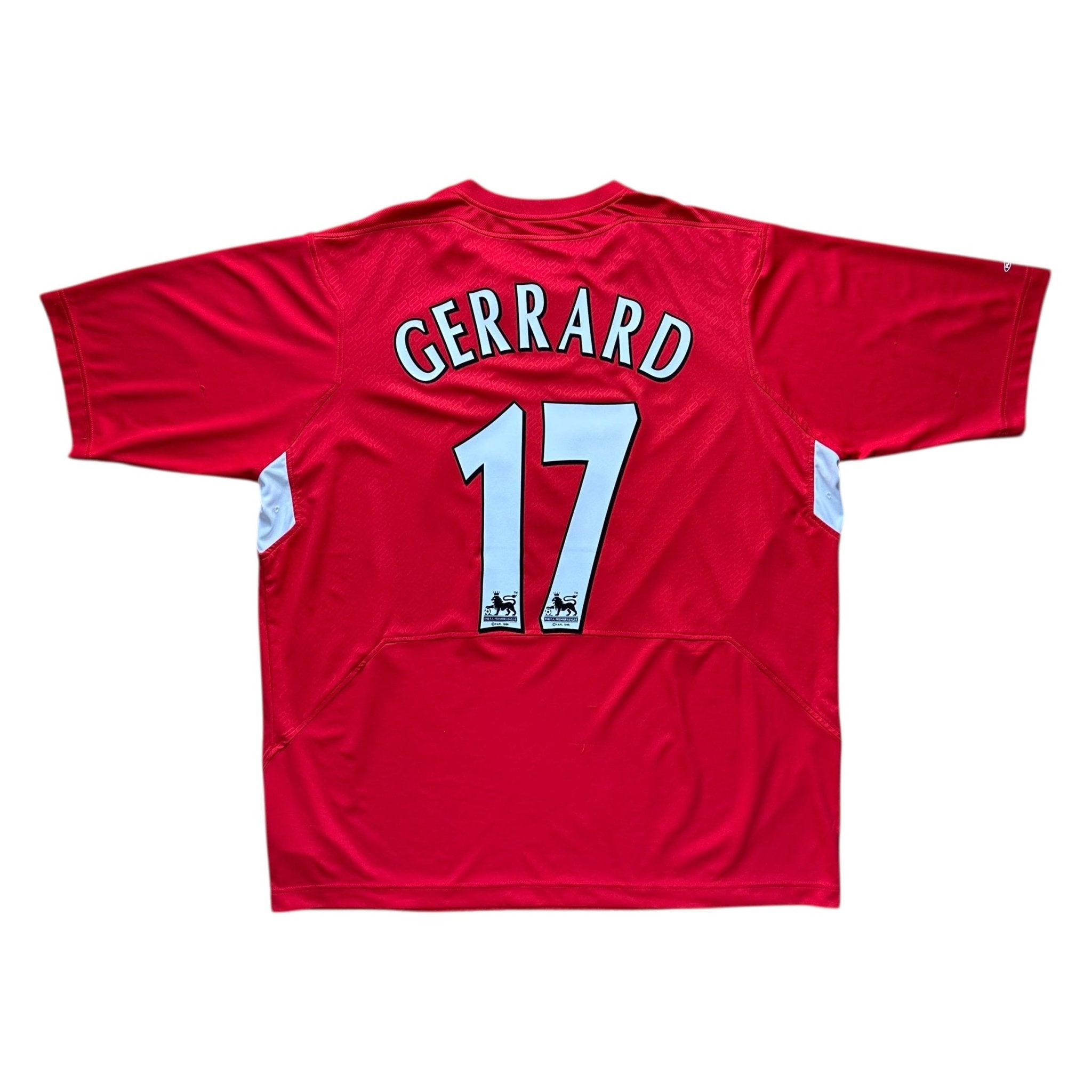Liverpool 2004 - 05 Home Shirt (XL) Gerrard 8 - Kitplug