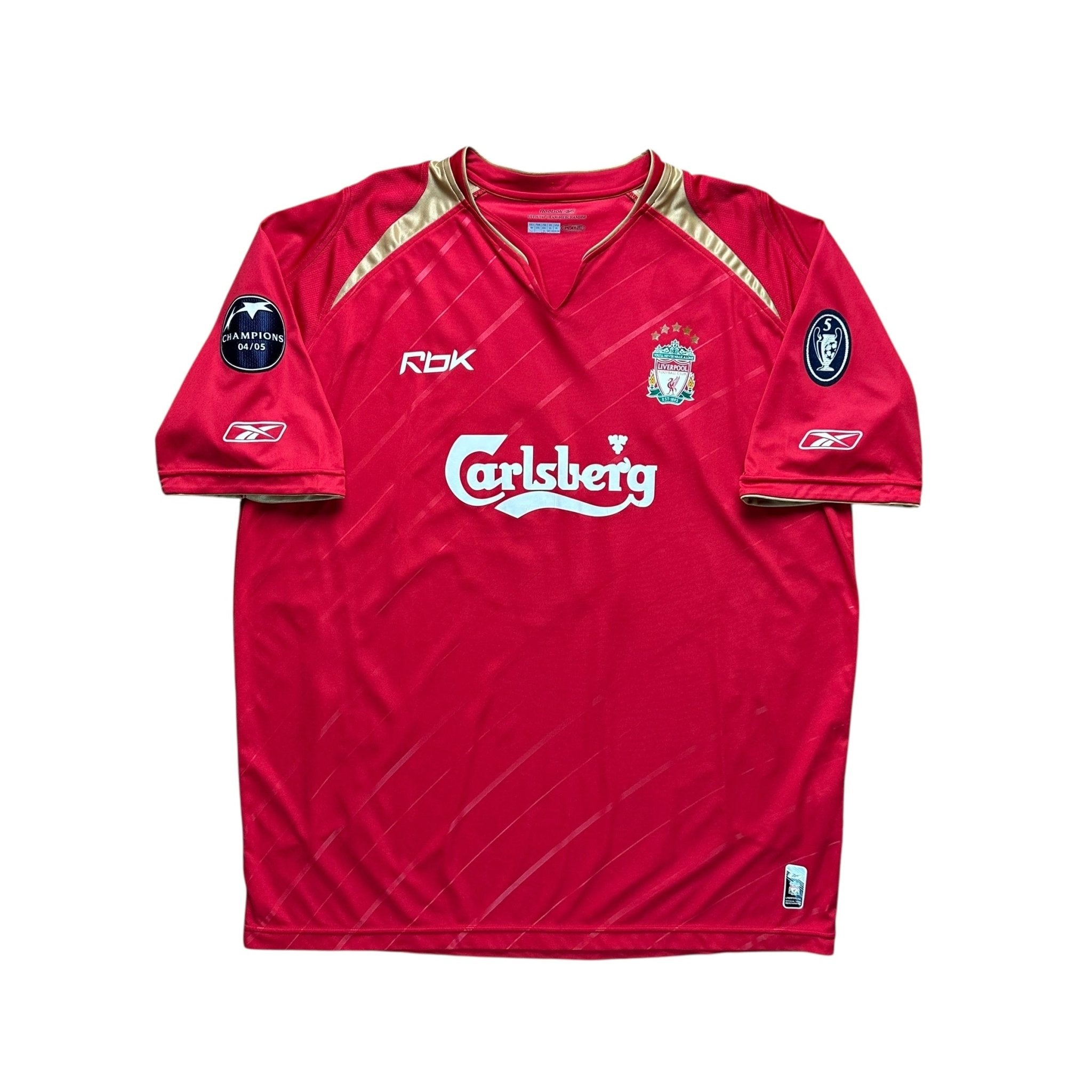 Liverpool 2005 - 06 European Home Shirt (XL) 19 - Kitplug