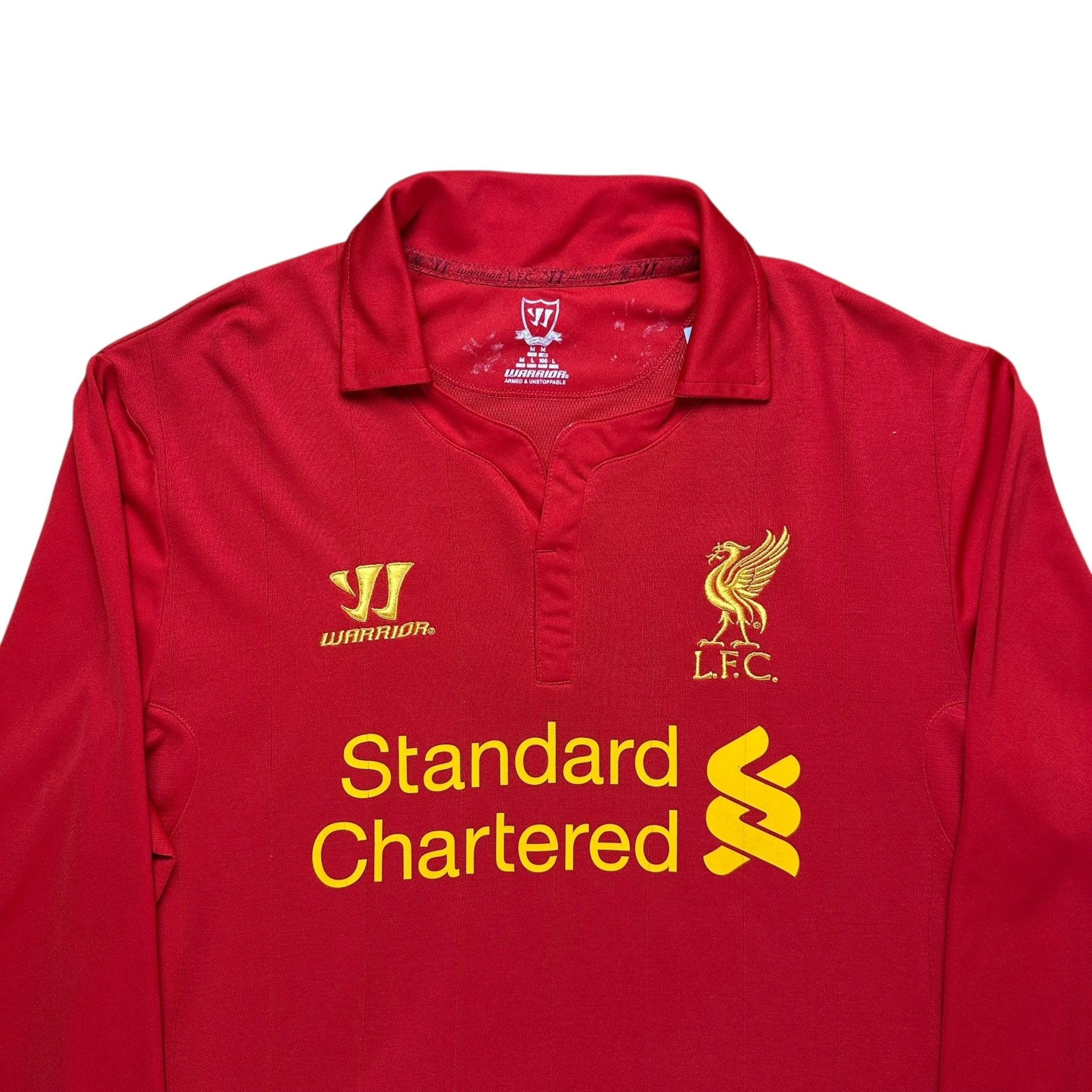 Liverpool 2012 - 13 Home Shirt (M) Suarez 7 - Kitplug