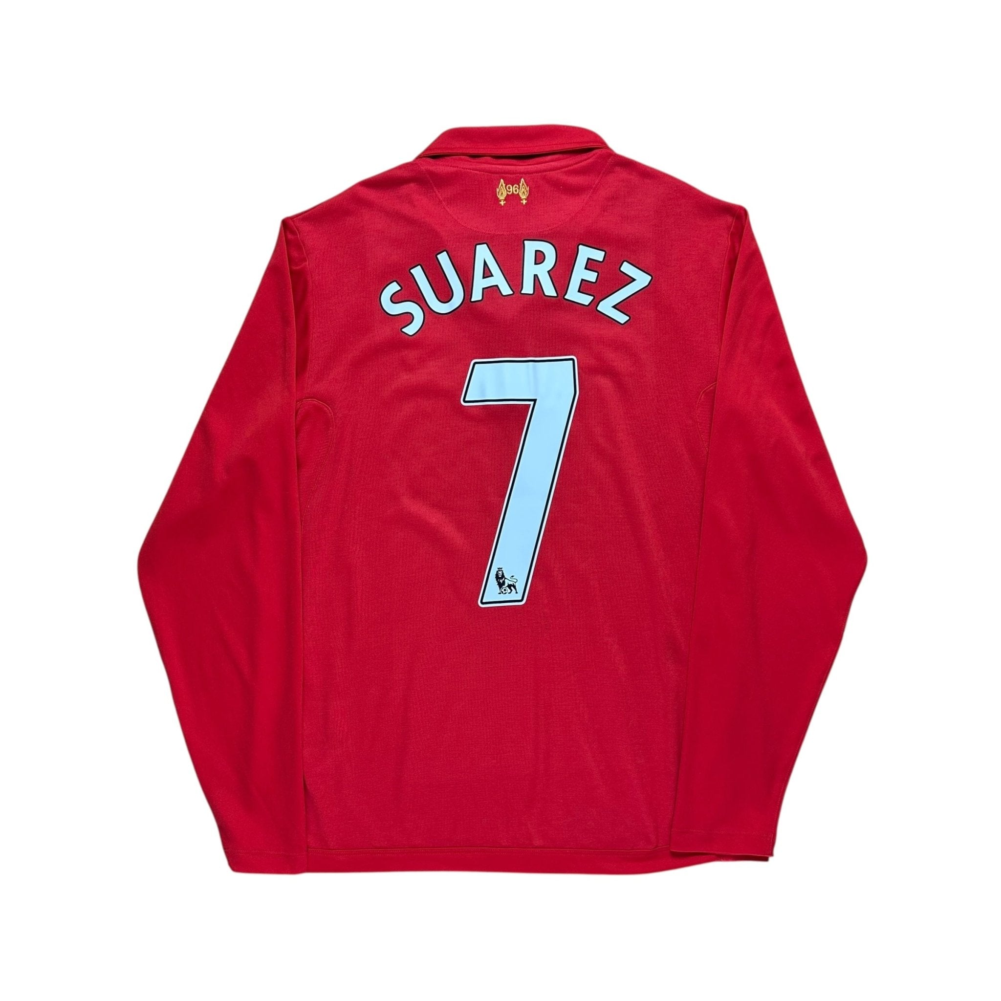 Liverpool 2012 - 13 Home Shirt (M) Suarez 7 - Kitplug