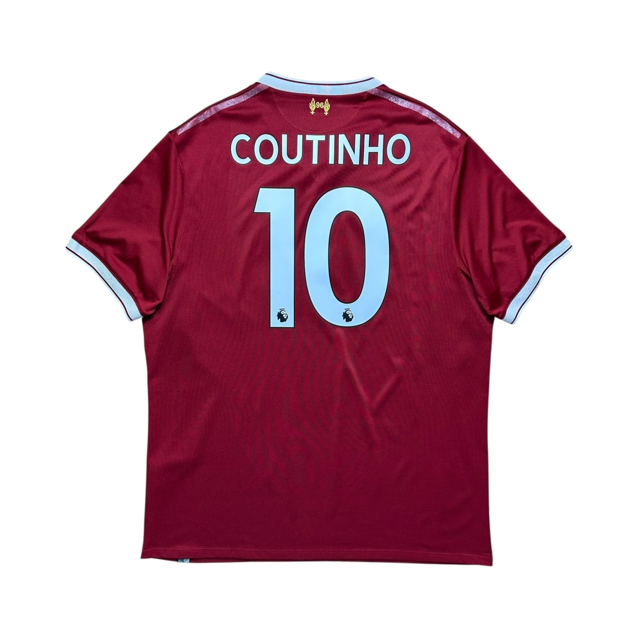 Liverpool 2017 - 18 Home Shirt (XL) Coutinho 10 - Kitplug