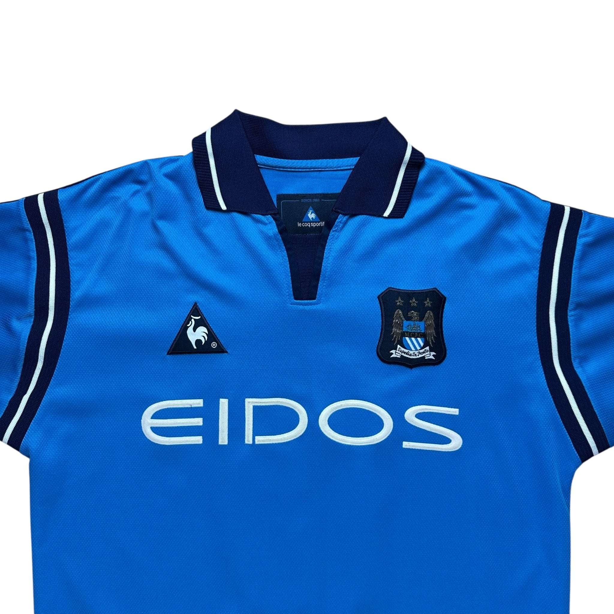 Manchester City 2001 - 02 Home Shirt (M) Haaland 15 - Kitplug