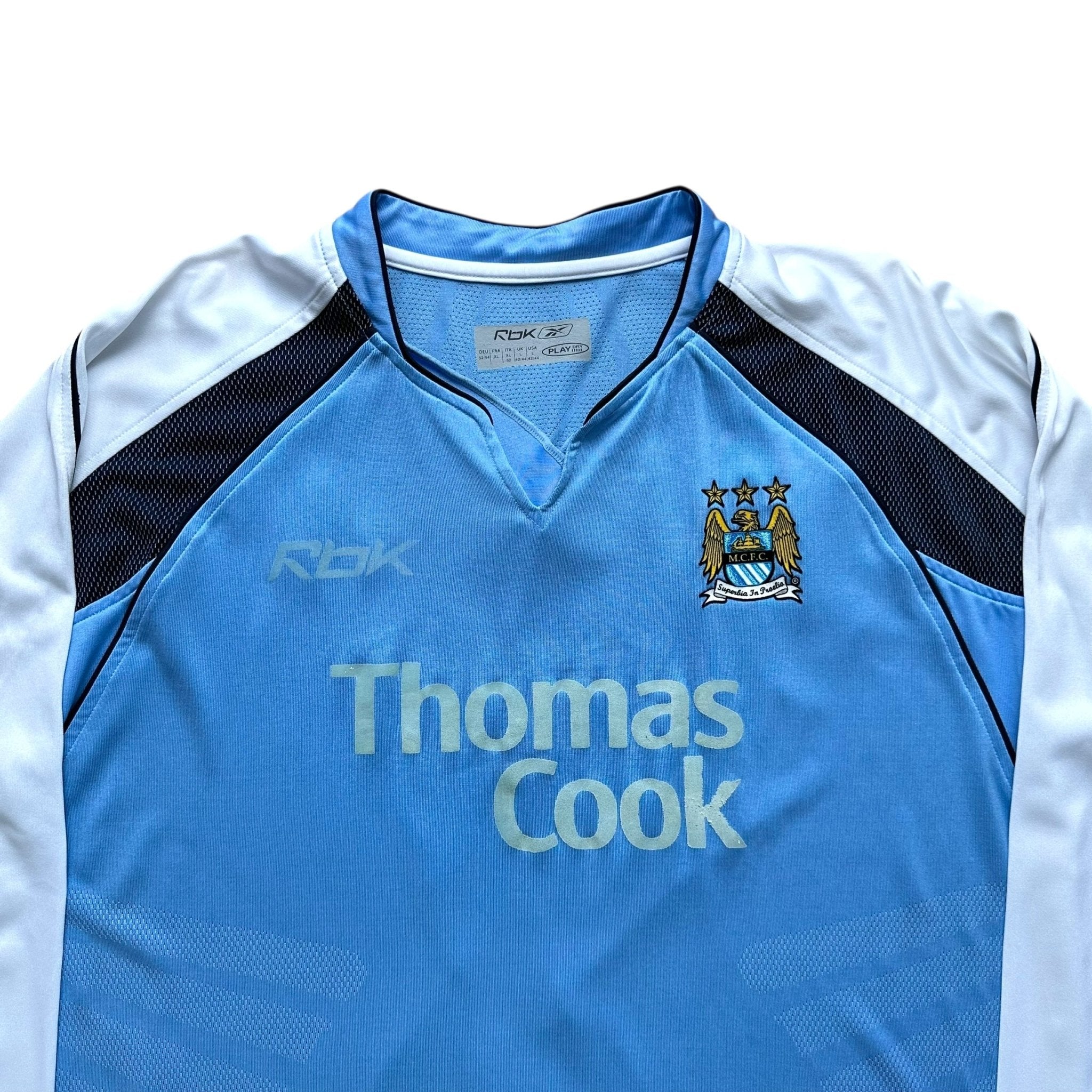 Manchester City 2006 - 07 Home Shirt (L) Richards 2 - Kitplug