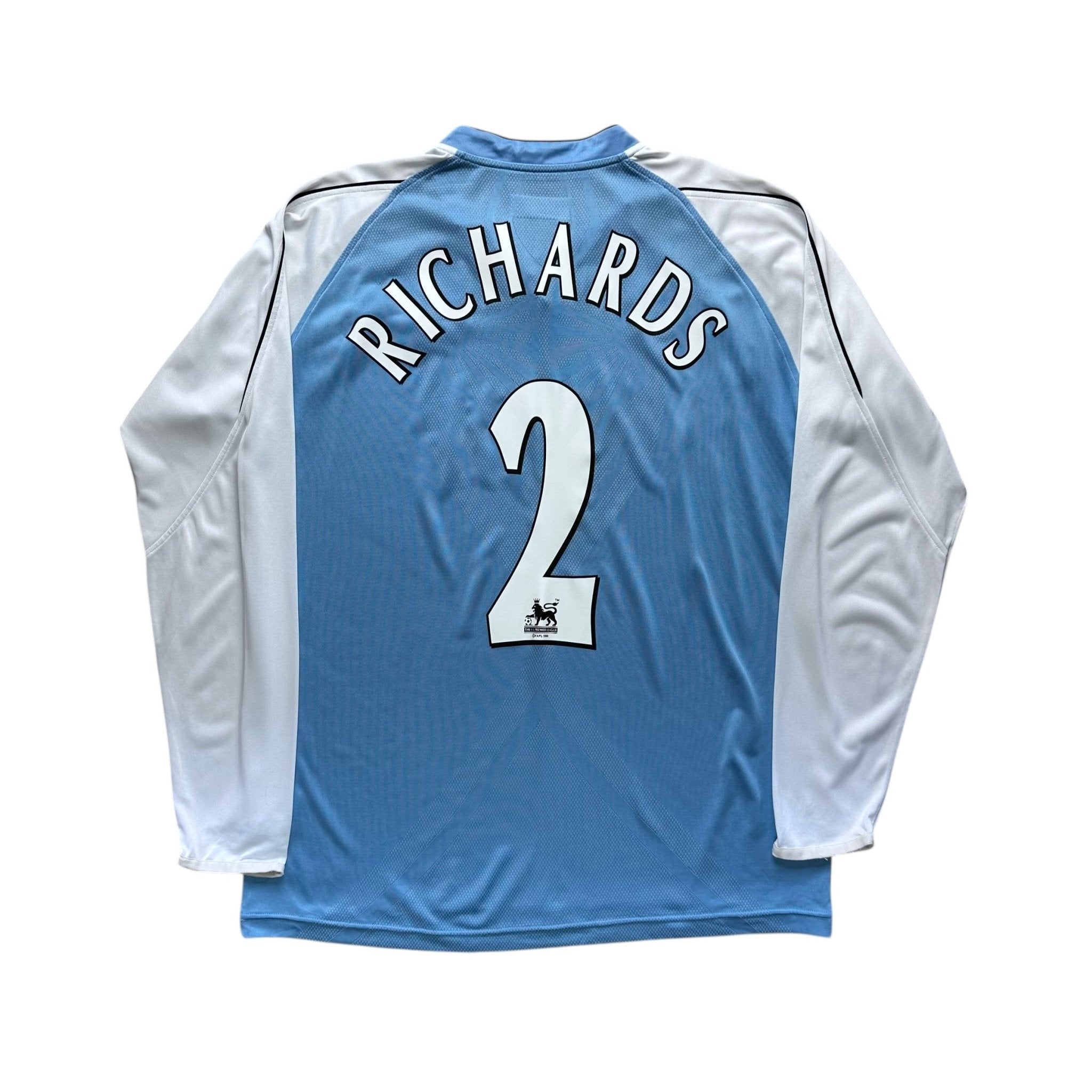 Manchester City 2006 - 07 Home Shirt (L) Richards 2 - Kitplug