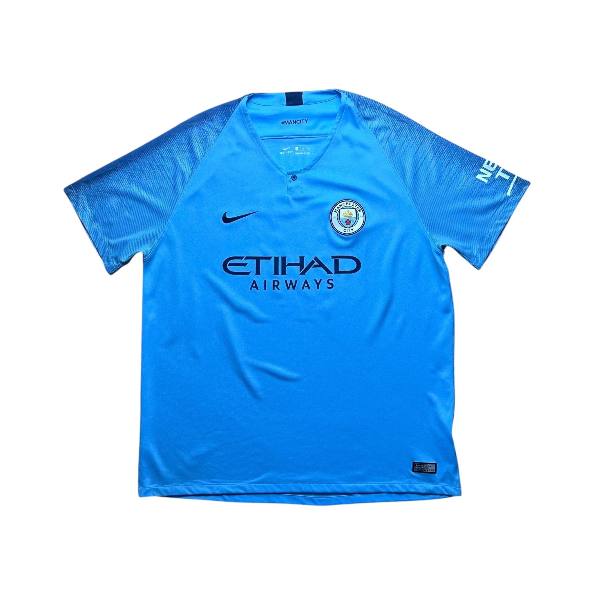 Manchester City 2018 - 19 Home Shirt (XXL) De Bruyne 17 - Kitplug