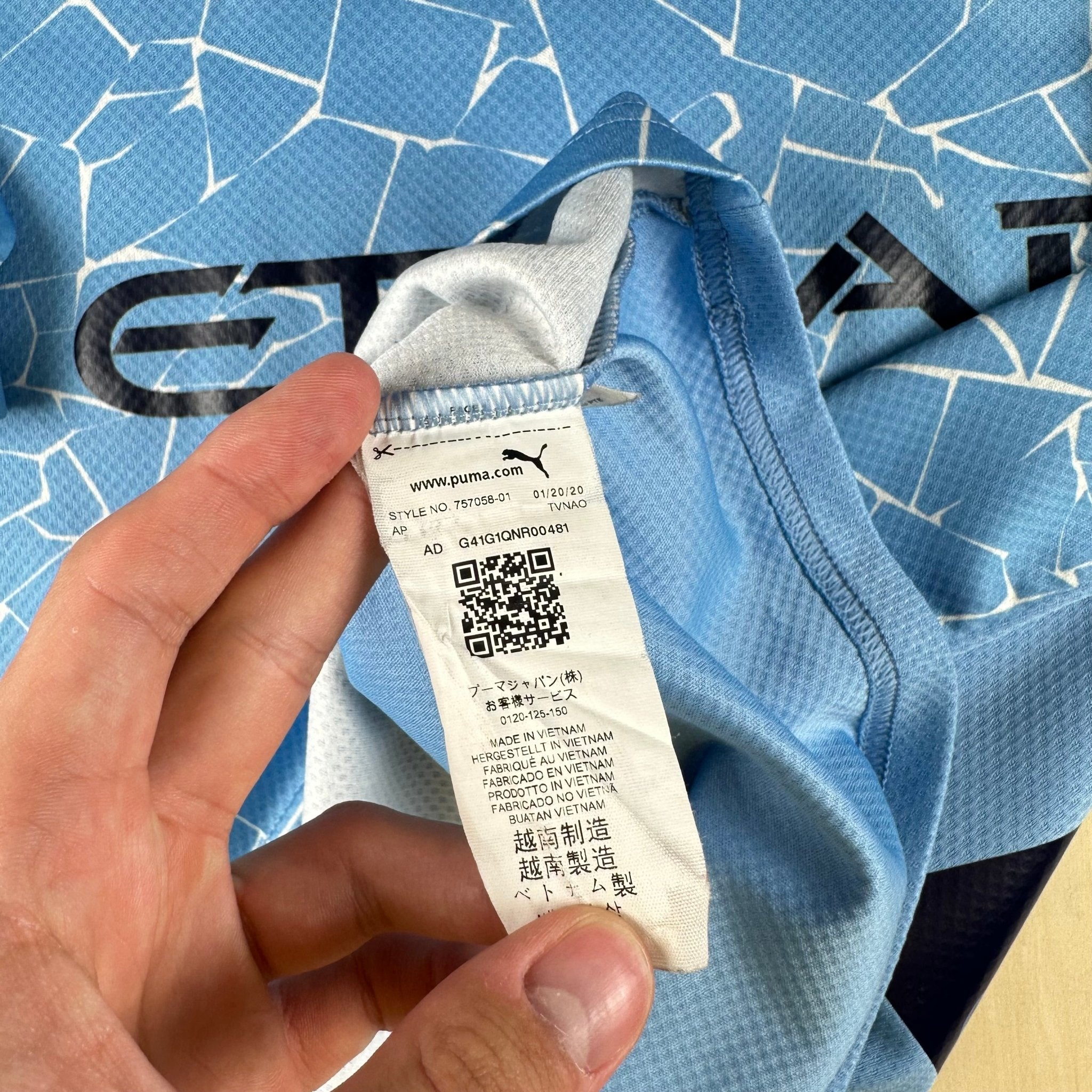 Manchester City 2020-21 Home Shirt (L) Mahrez 26 - Kitplug