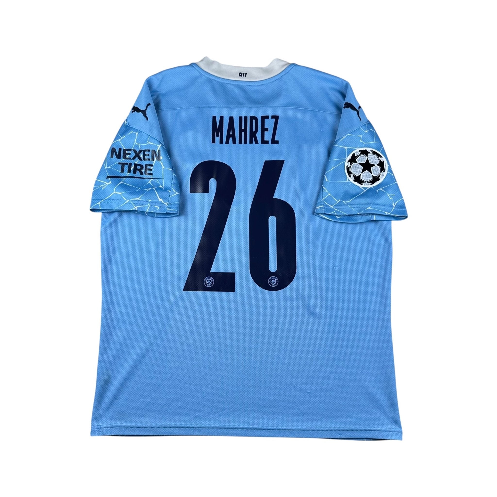 Manchester City 2020-21 Home Shirt (L) Mahrez 26 - Kitplug