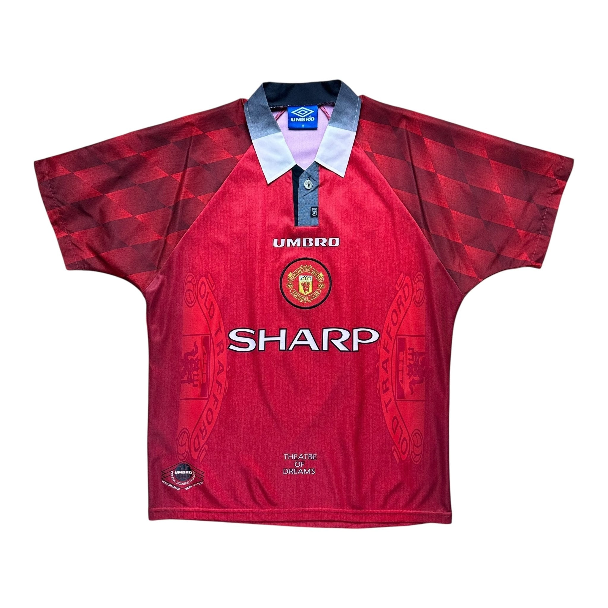 Manchester United 1996 - 98 Home Shirt (M) Beckham 10 - Kitplug