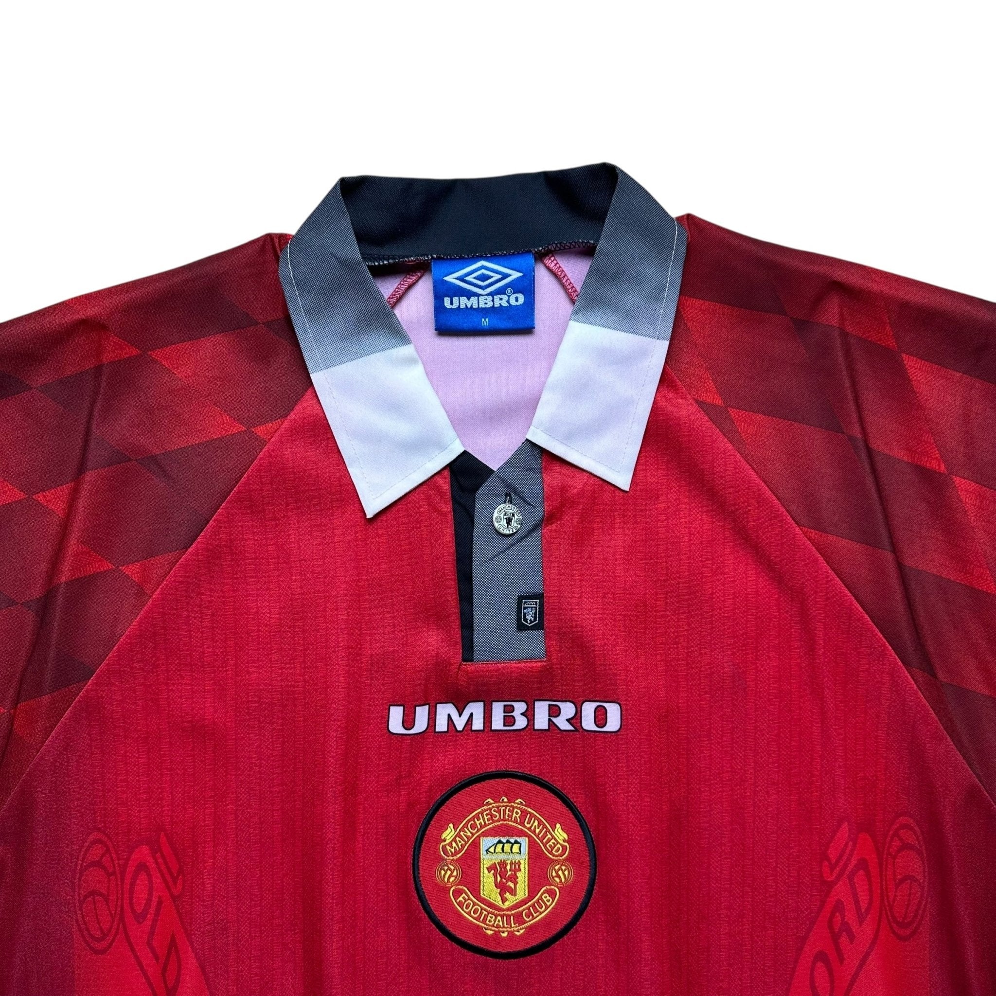 Manchester United 1996 - 98 Home Shirt (M) Beckham 10 - Kitplug