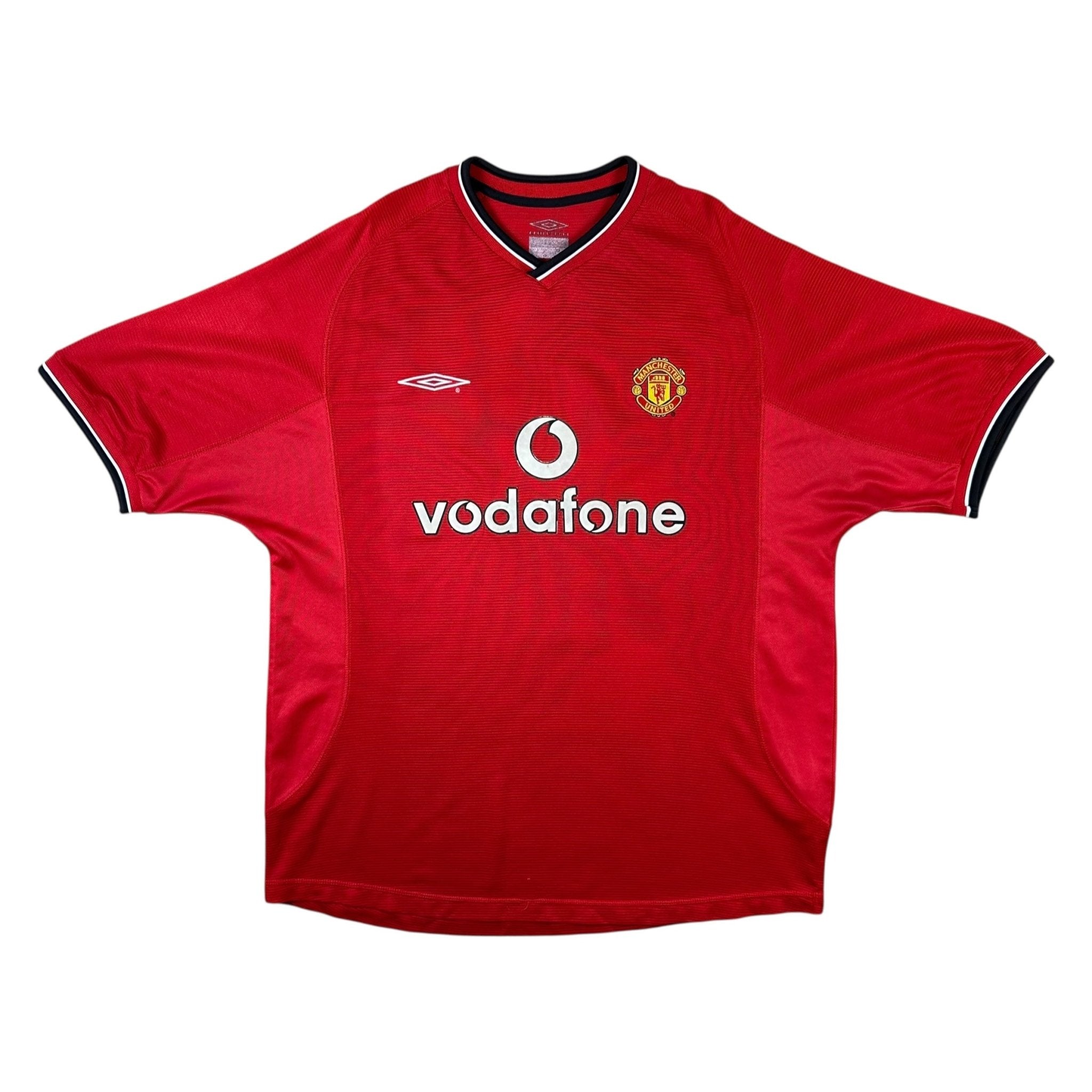 Manchester United 2000-01 Home Shirt (XL) Beckham #7 - Kitplug