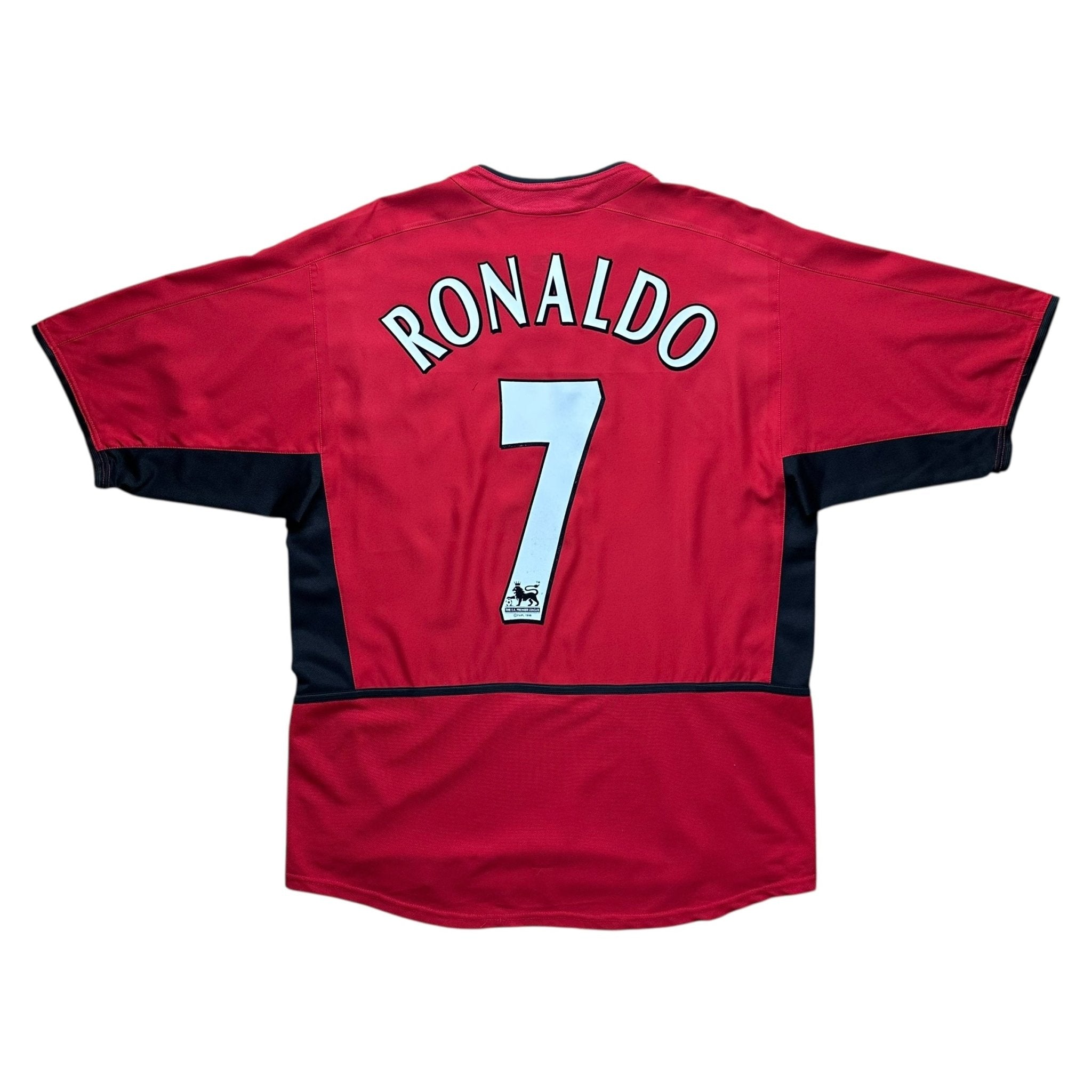 Manchester United 2002 - 03 Home Shirt (M) Ronaldo 7 - Kitplug