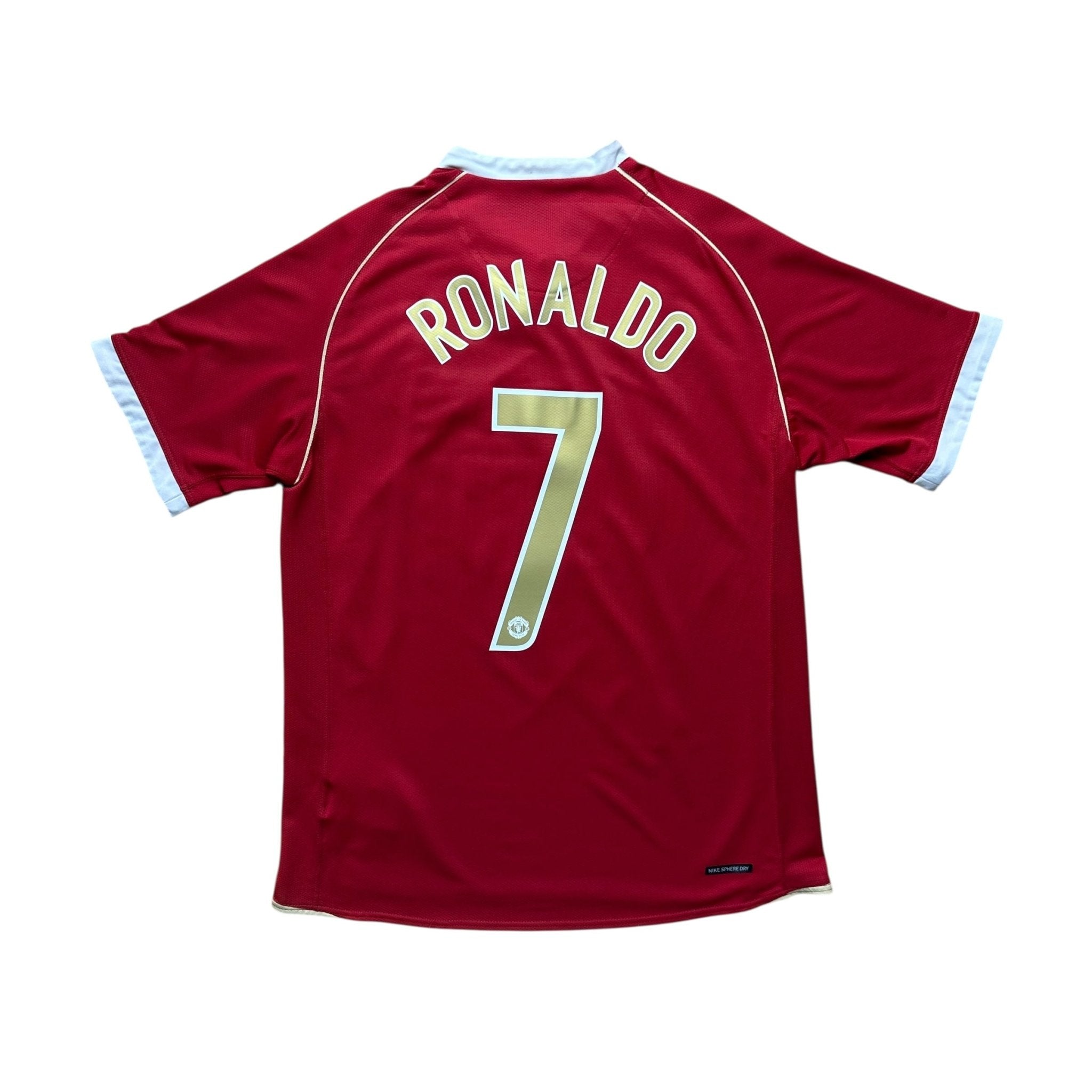 Manchester United 2006 - 07 Home Shirt (L) Ronaldo 7 - Kitplug