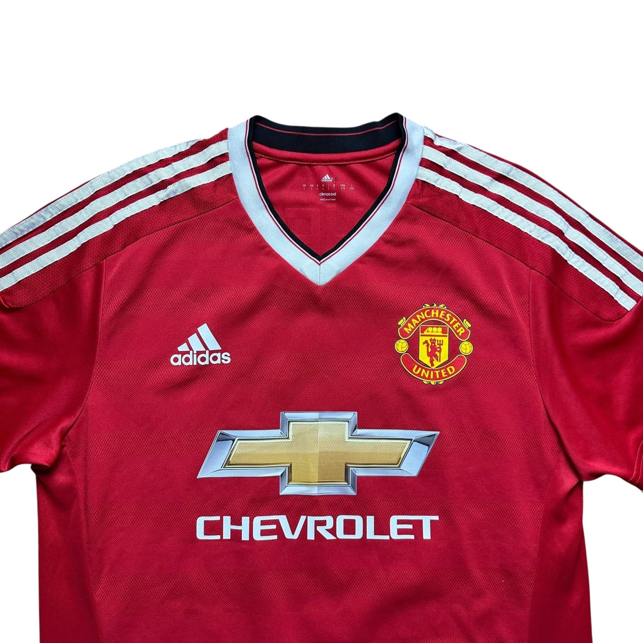 Manchester United 2015 - 16 Authentic Home Shirt (L) Rashford 39 - Kitplug