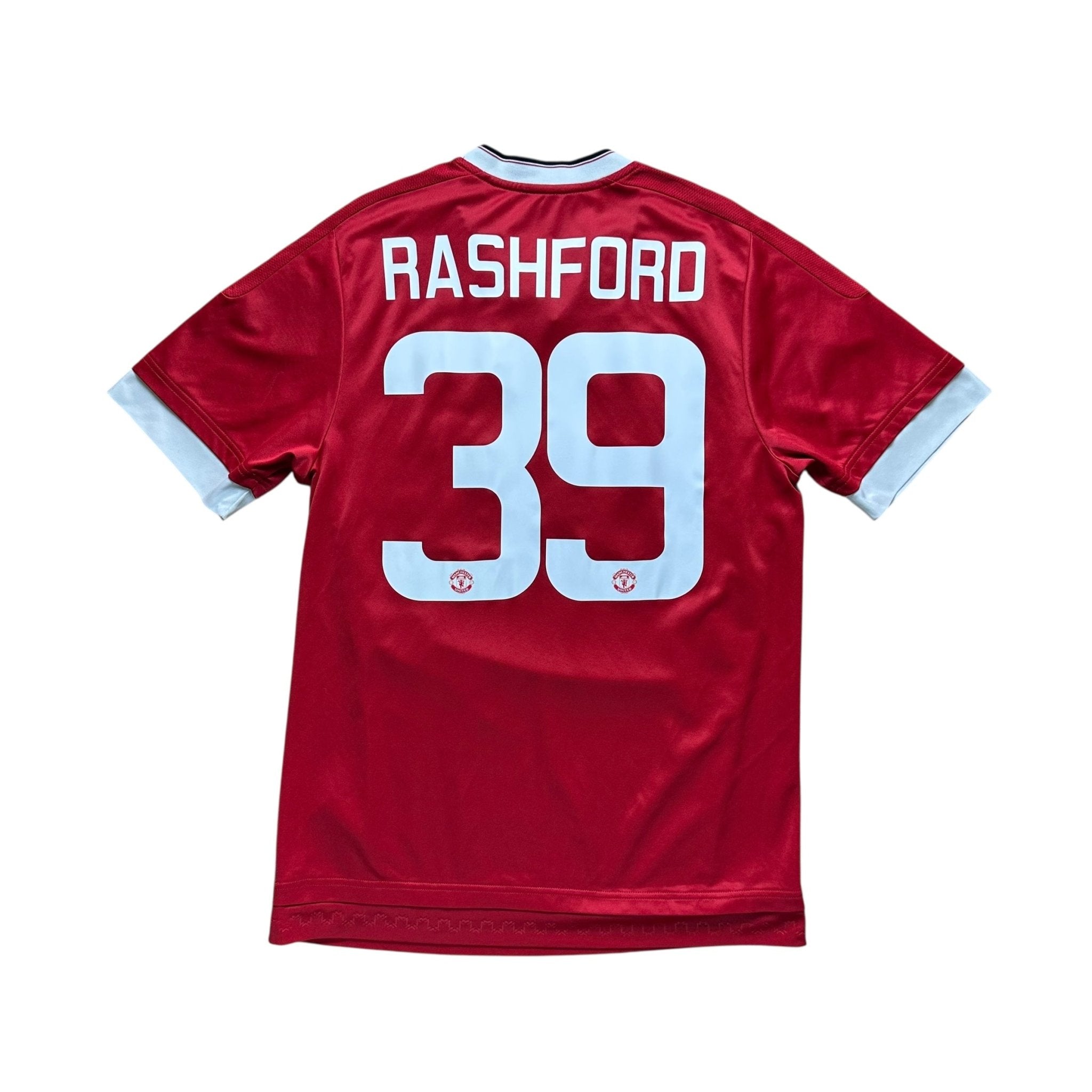 Manchester United 2015 - 16 Authentic Home Shirt (L) Rashford 39 - Kitplug
