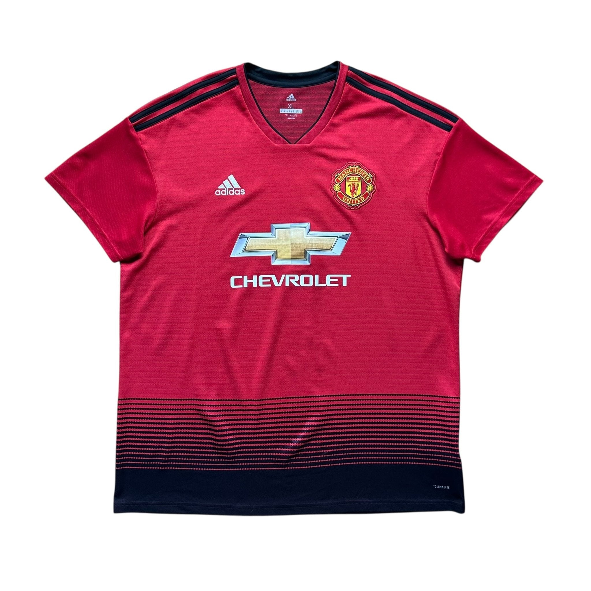 Manchester United 2018 - 19 Home Shirt (XL) Pogba 6 - Kitplug