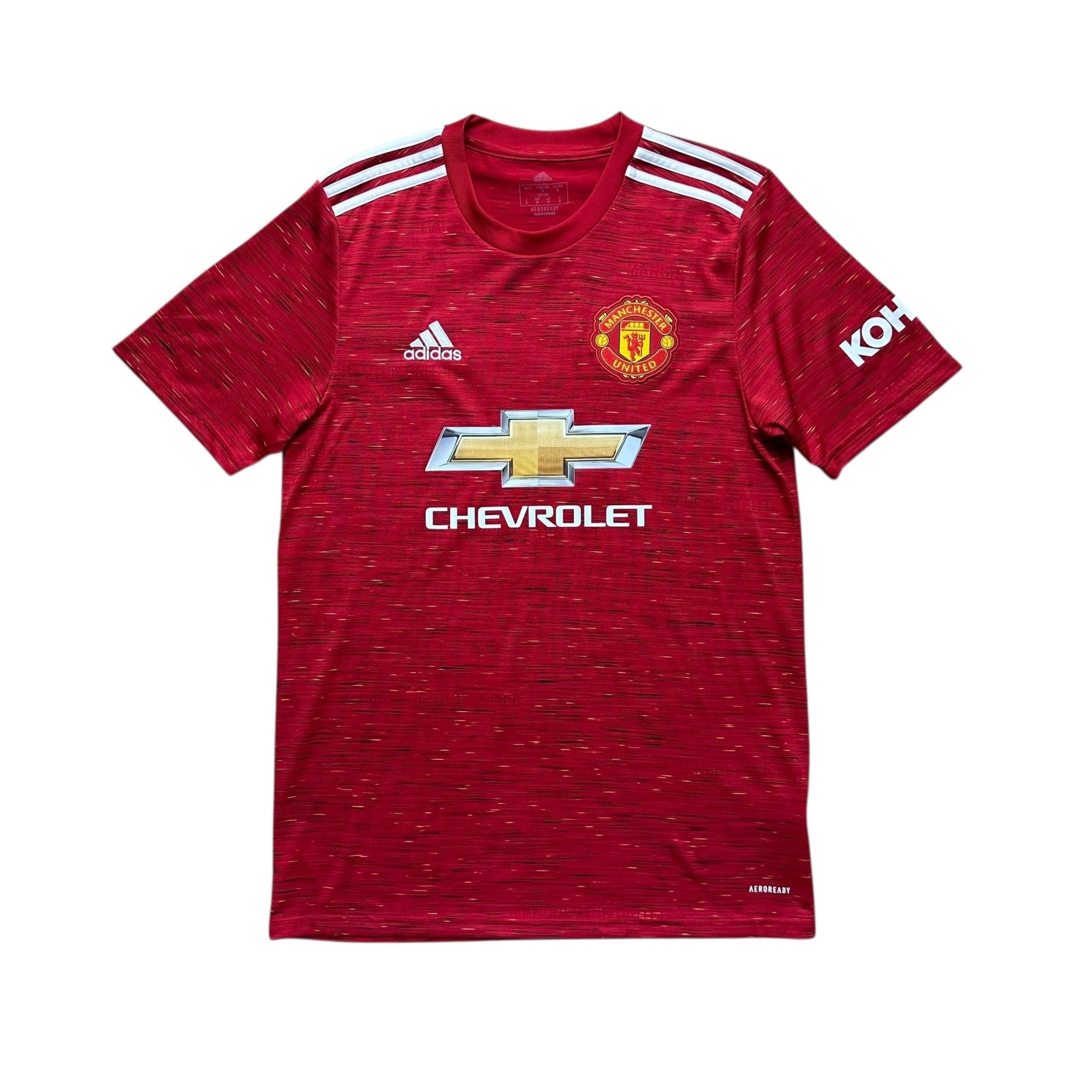 Manchester United 2020 - 21 Home Shirt (M) B.Fernandes 18 - Kitplug