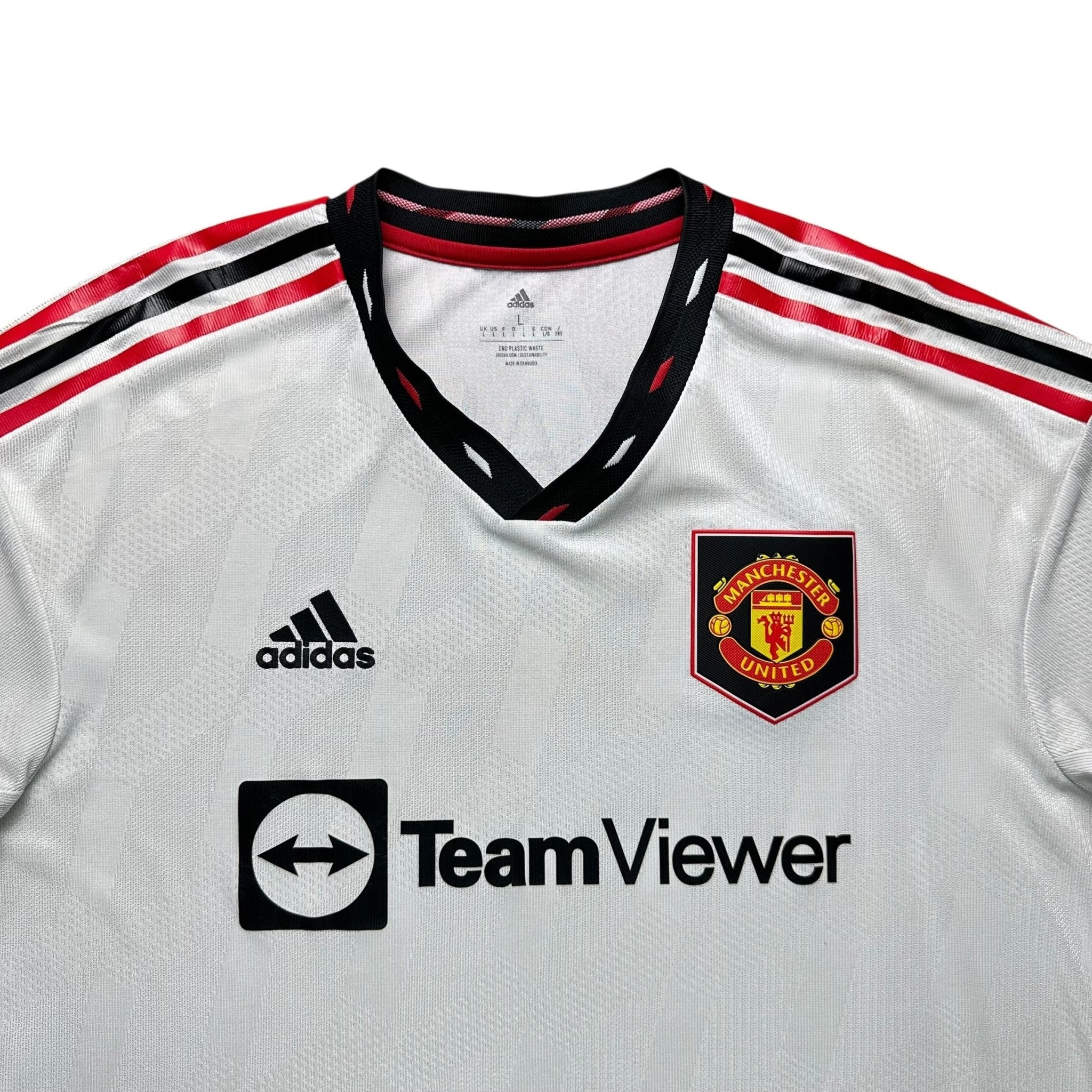 Manchester United 2022 - 23 Authentic Away Shirt (L) Ronaldo 7 - Kitplug