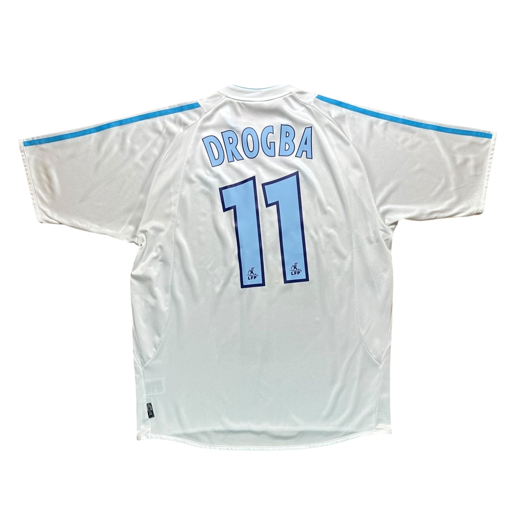 Marseille 2003 - 04 Home Shirt (L) Drogba 11 - Kitplug