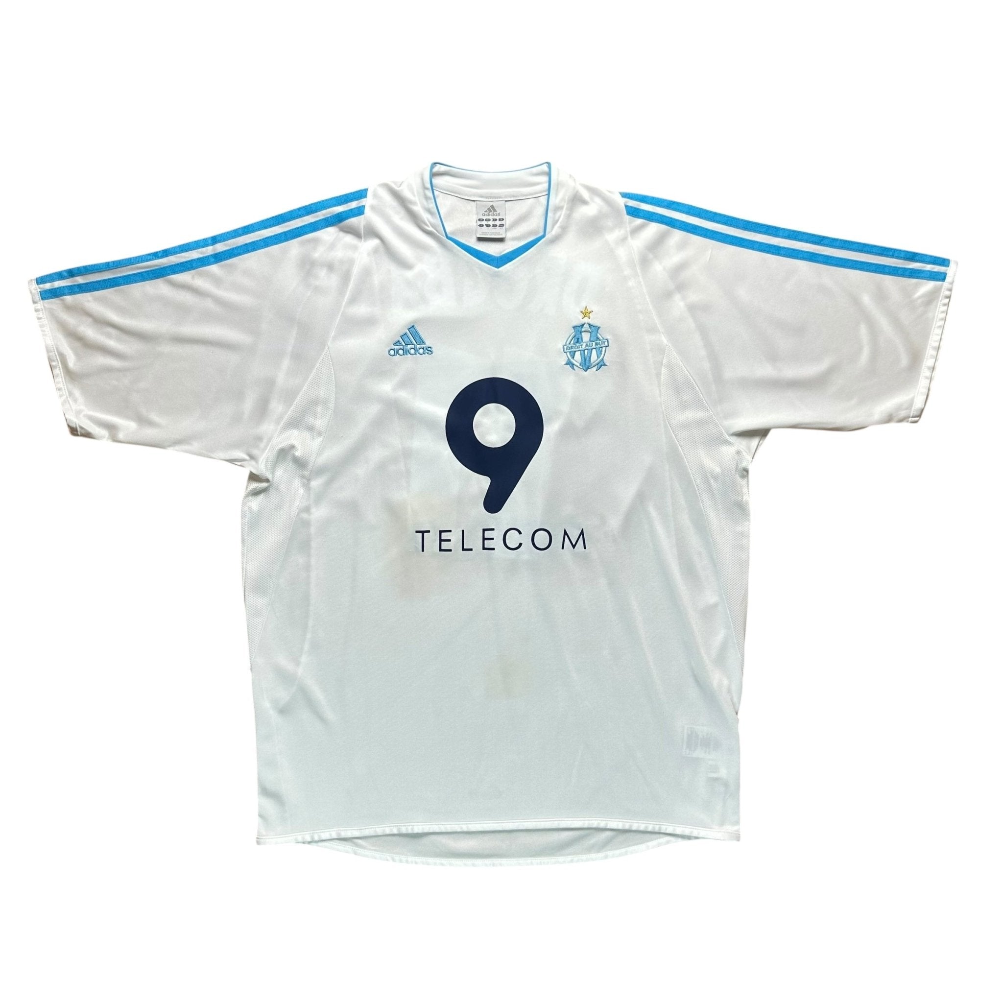 Marseille 2003 - 04 Home Shirt (L) Drogba 11 - Kitplug