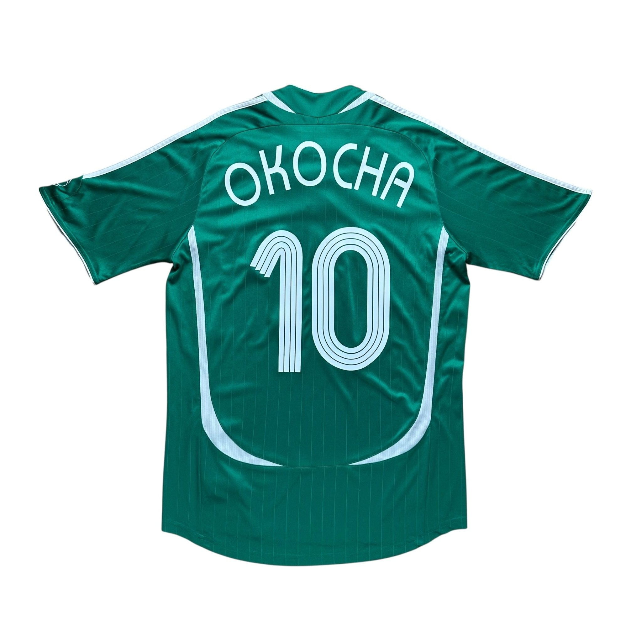 Nigeria 2006 Home Shirt (M) Okocha 10 - Kitplug