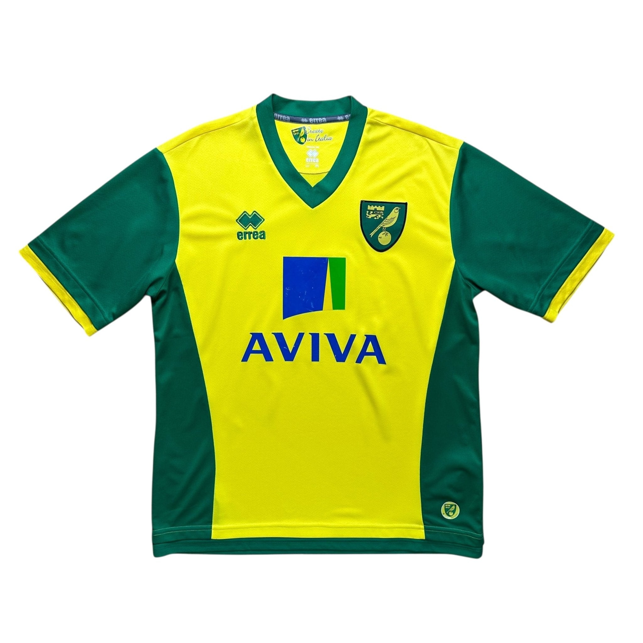 Norwich City 2013 - 14 Home Shirt (M) - Kitplug