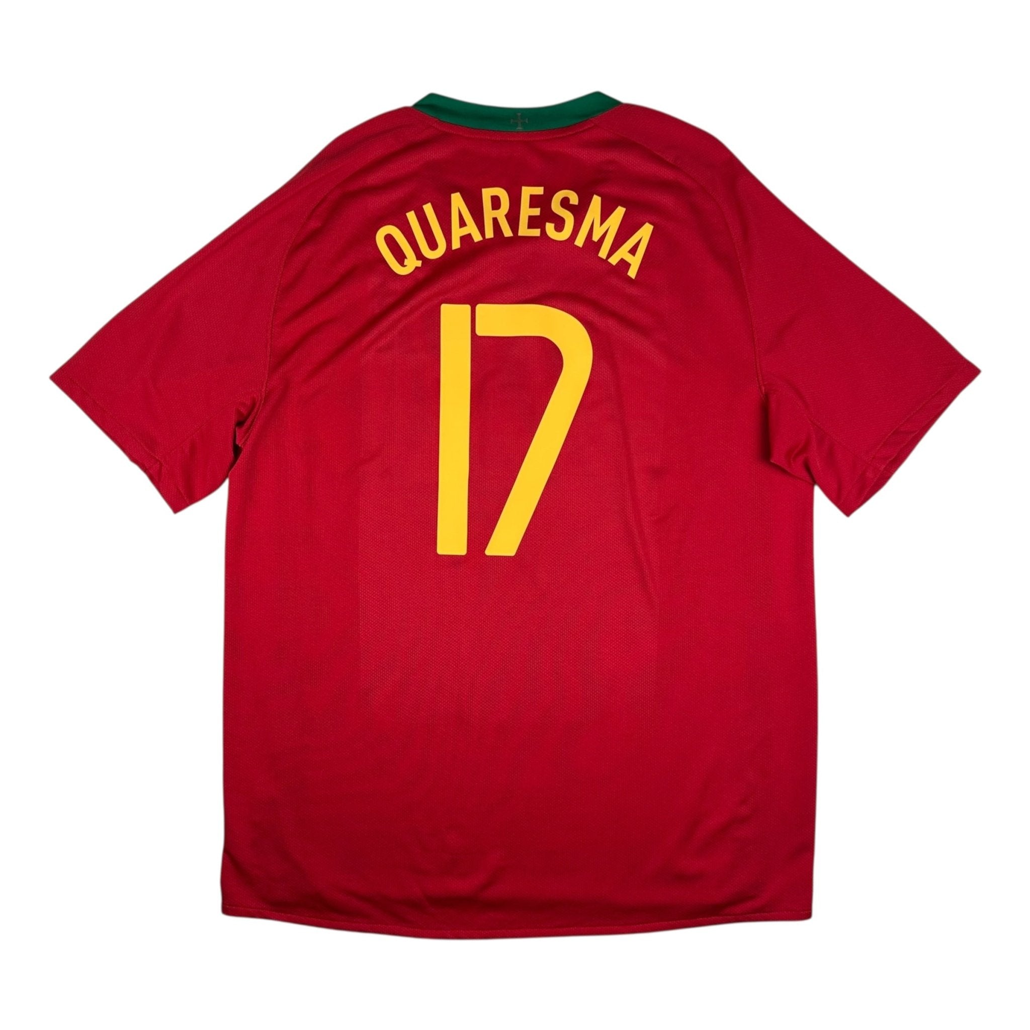 Portugal 2008 Home Shirt (L) Quaresma 17 - Kitplug