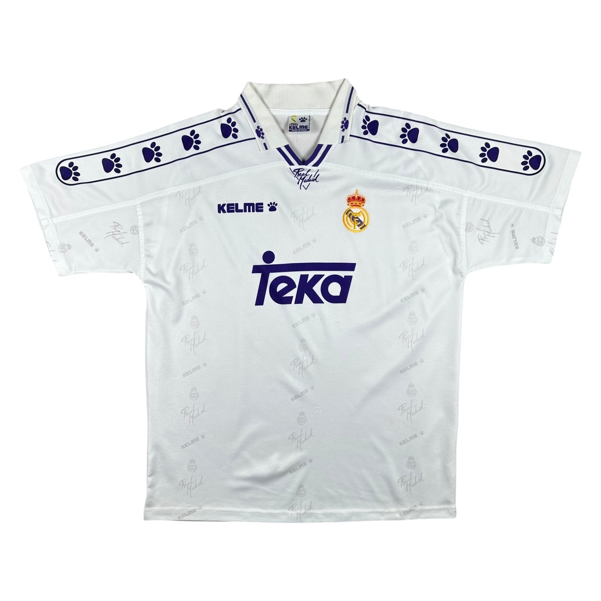 Real Madrid 1994-96 Home Shirt (L) - Kitplug