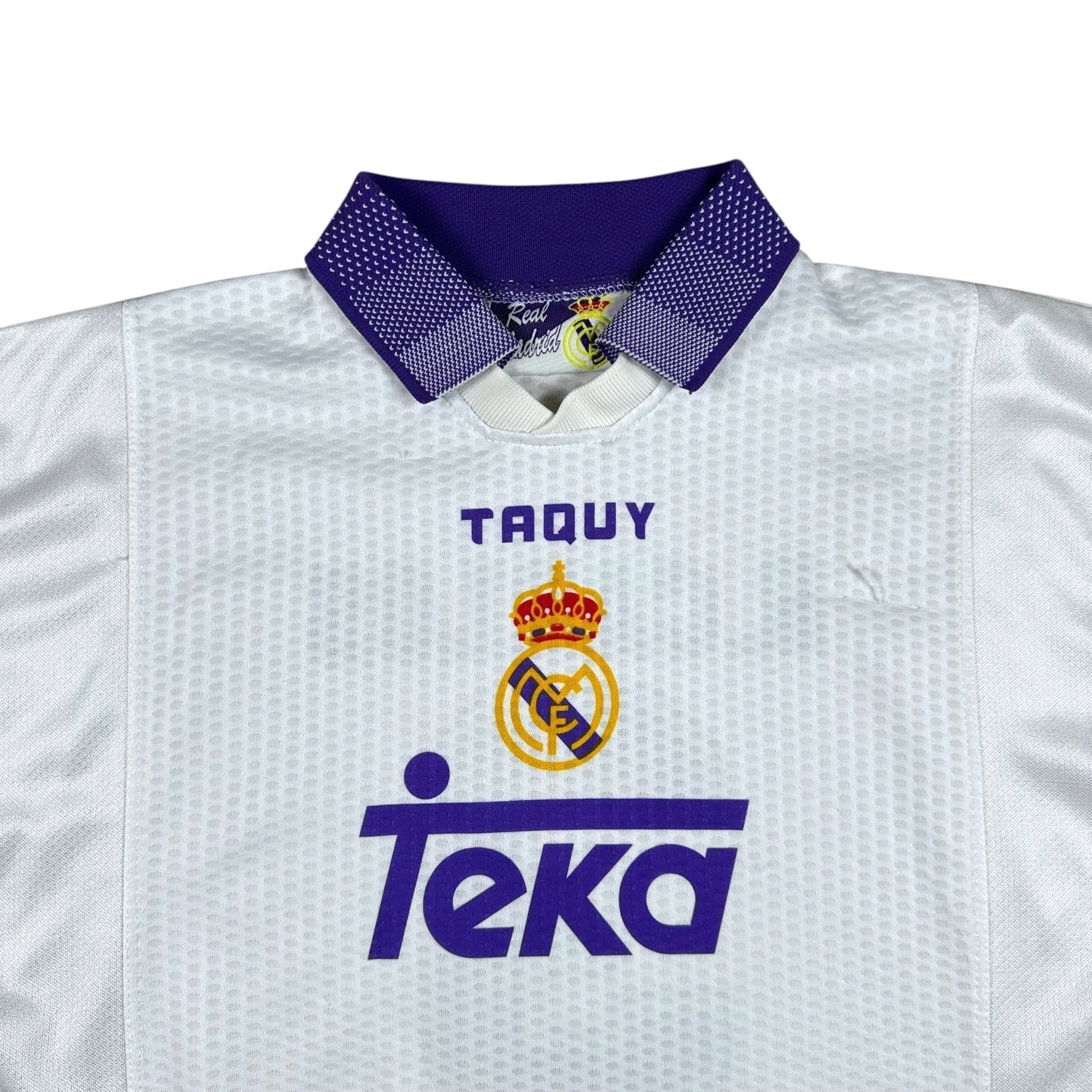 Real Madrid 1997-98 Home Shirt (XS) R.Carlos #3 - Kitplug