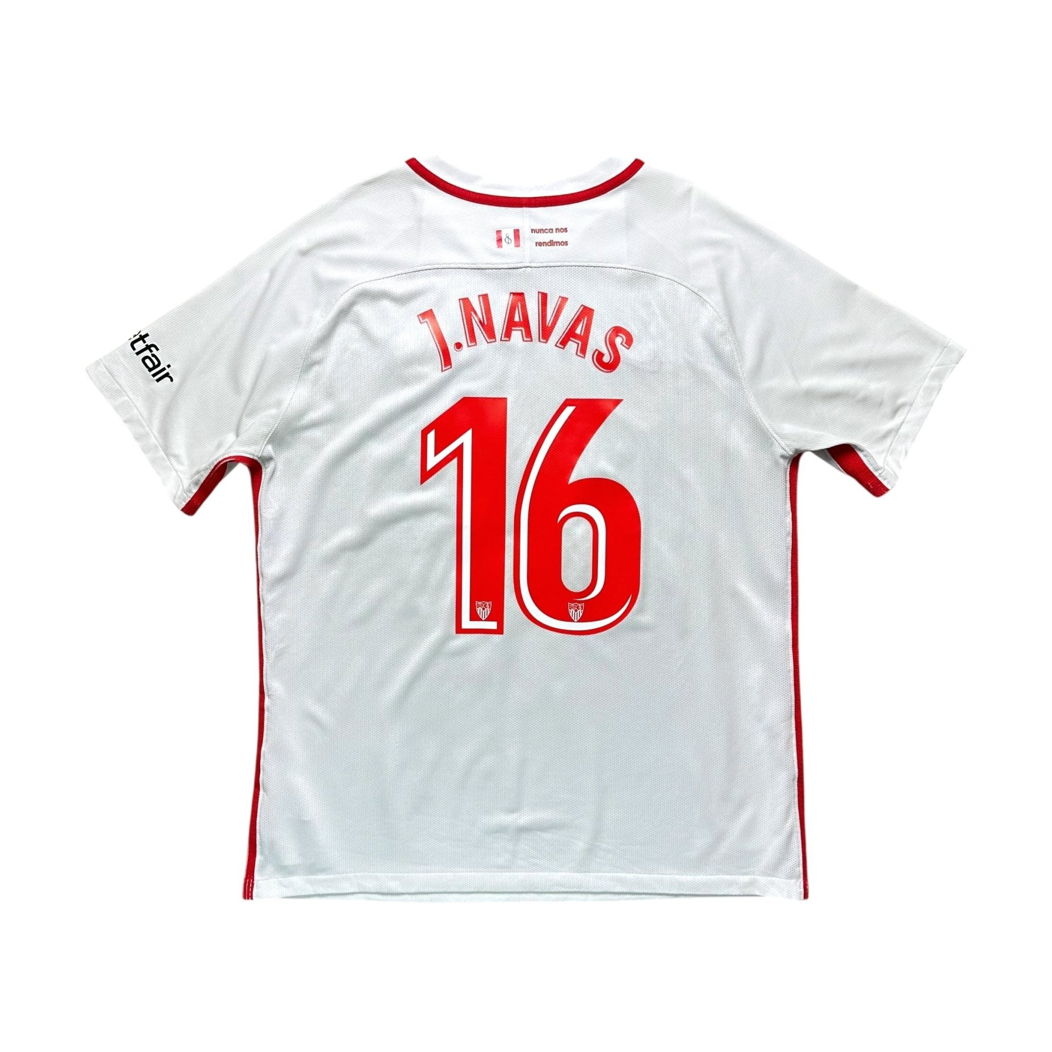 Sevilla 2018 - 19 Home Shirt (XL) J.Navas 16 - Kitplug