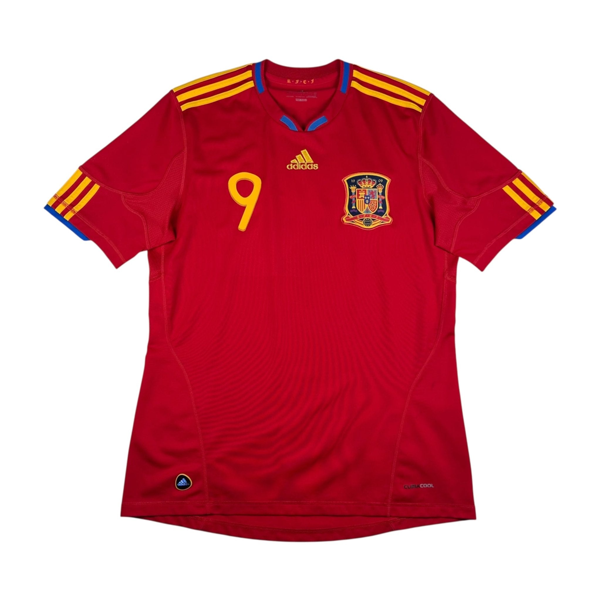 Spain 2010 Home Shirt (M) Torres 9 - Kitplug