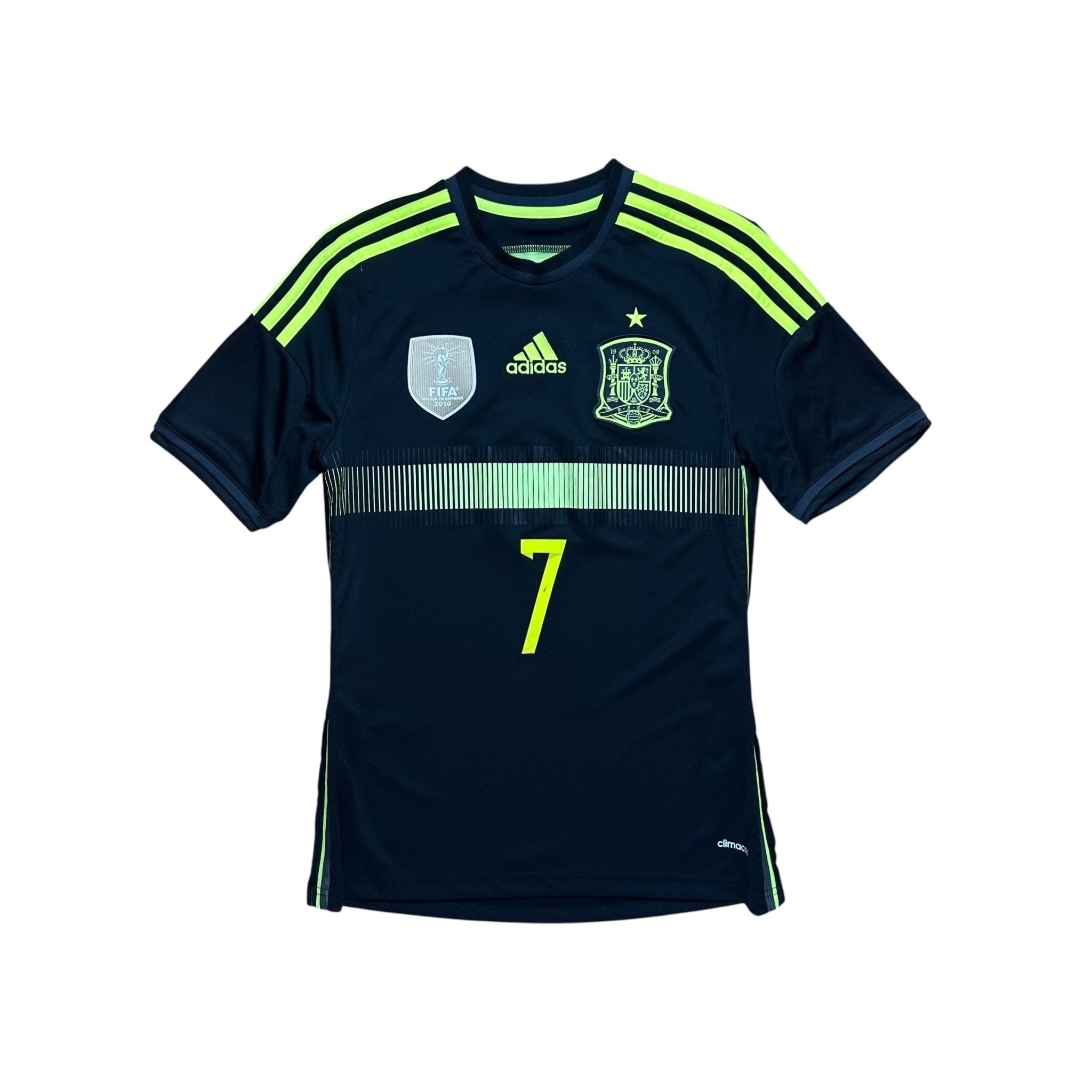 Spain 2014 Away Shirt (Youth L) David Villa 7 - Kitplug