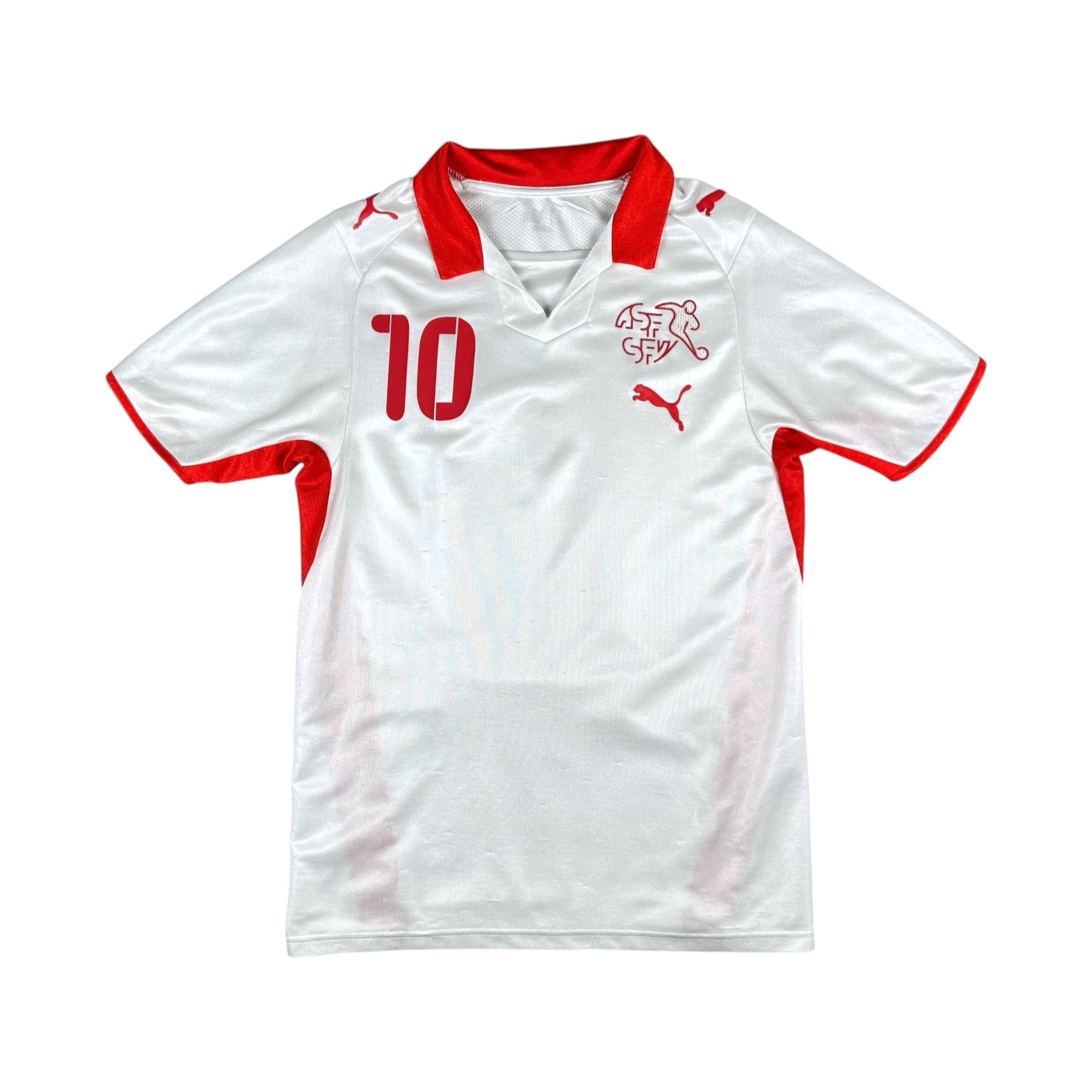 Switzerland 2008 Away Shirt (M) Yakin #10 - Kitplug
