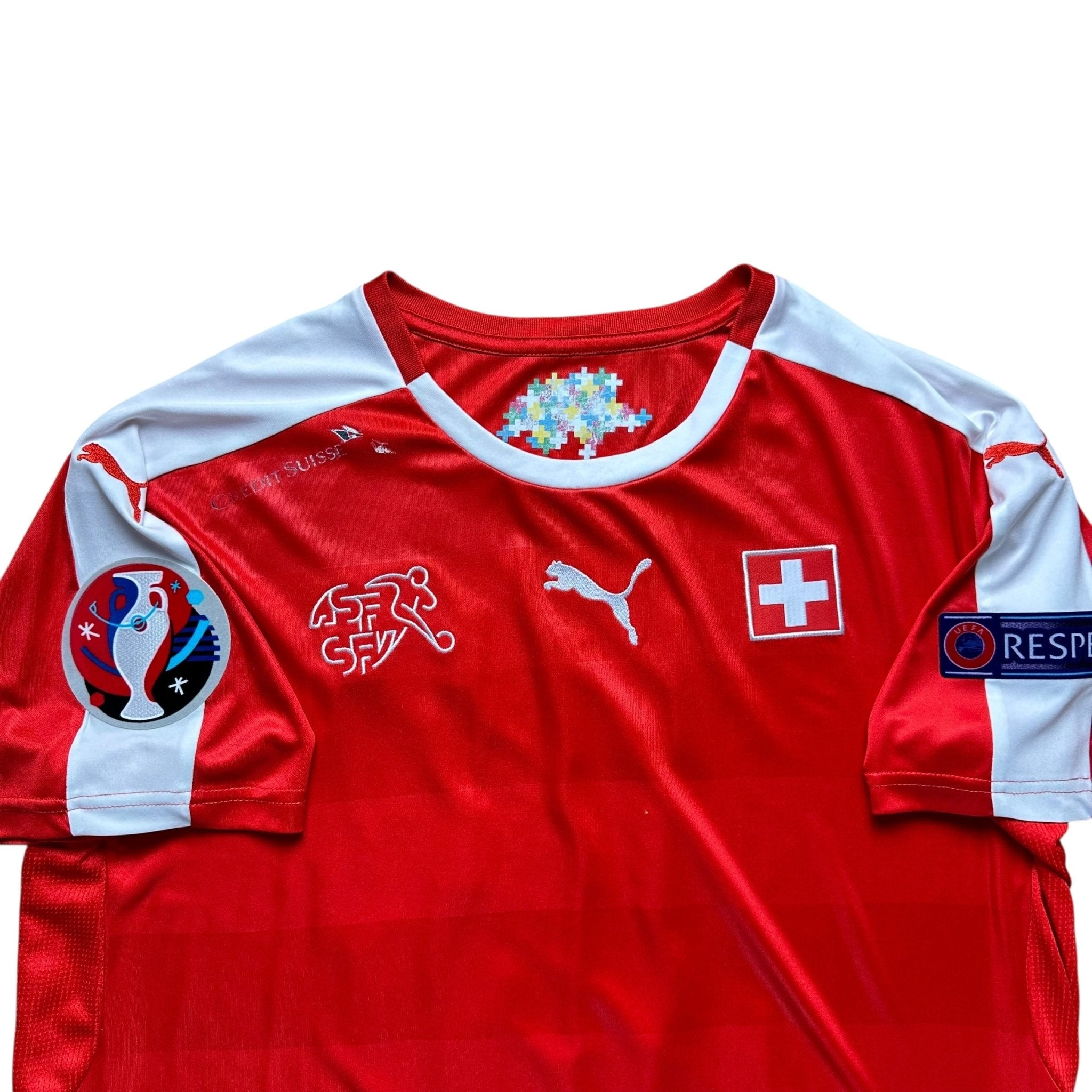 Switzerland 2016 Home Shirt (L) Shaqiri 23 - Kitplug