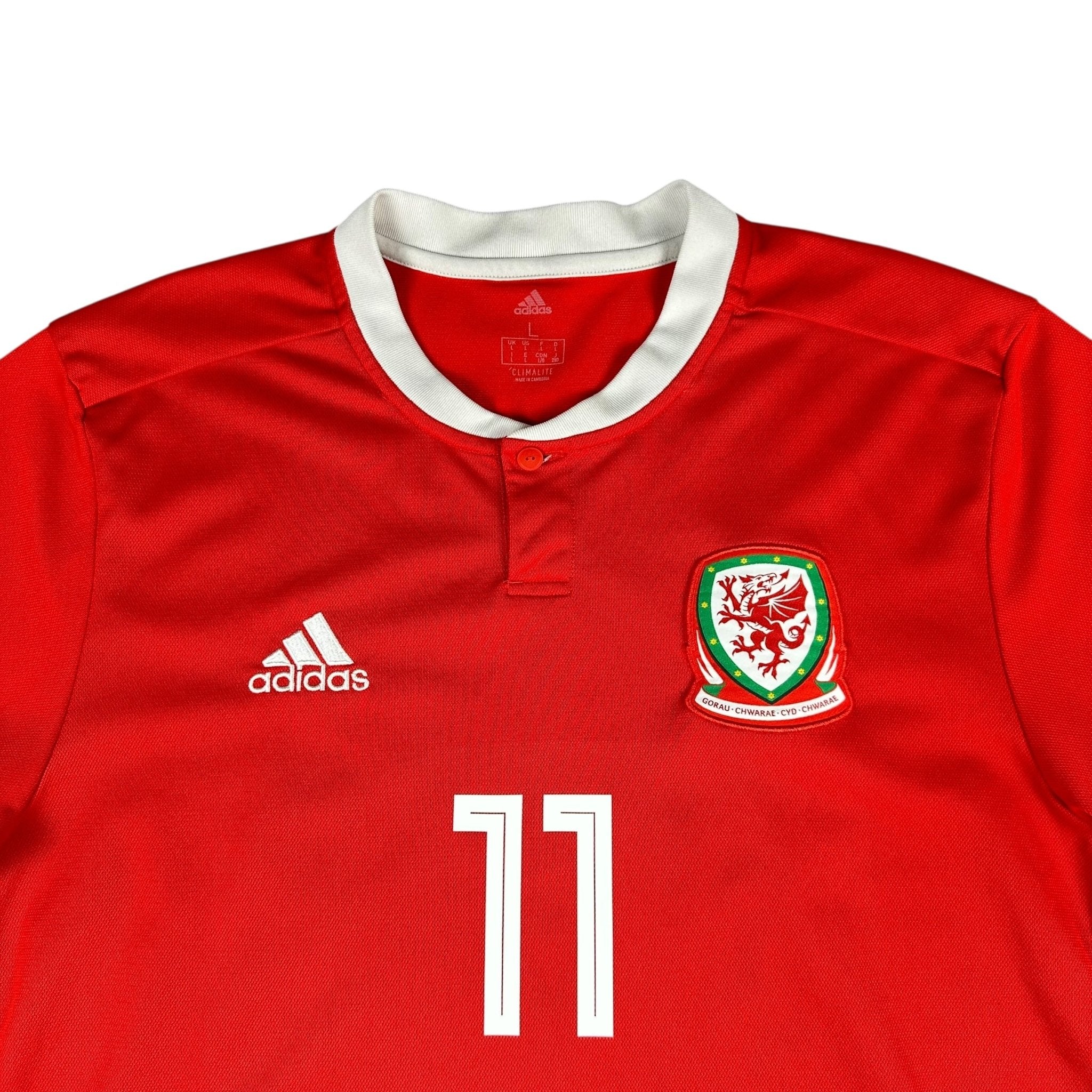 Wales 2018 Home Shirt (L) Bale #11 - Kitplug