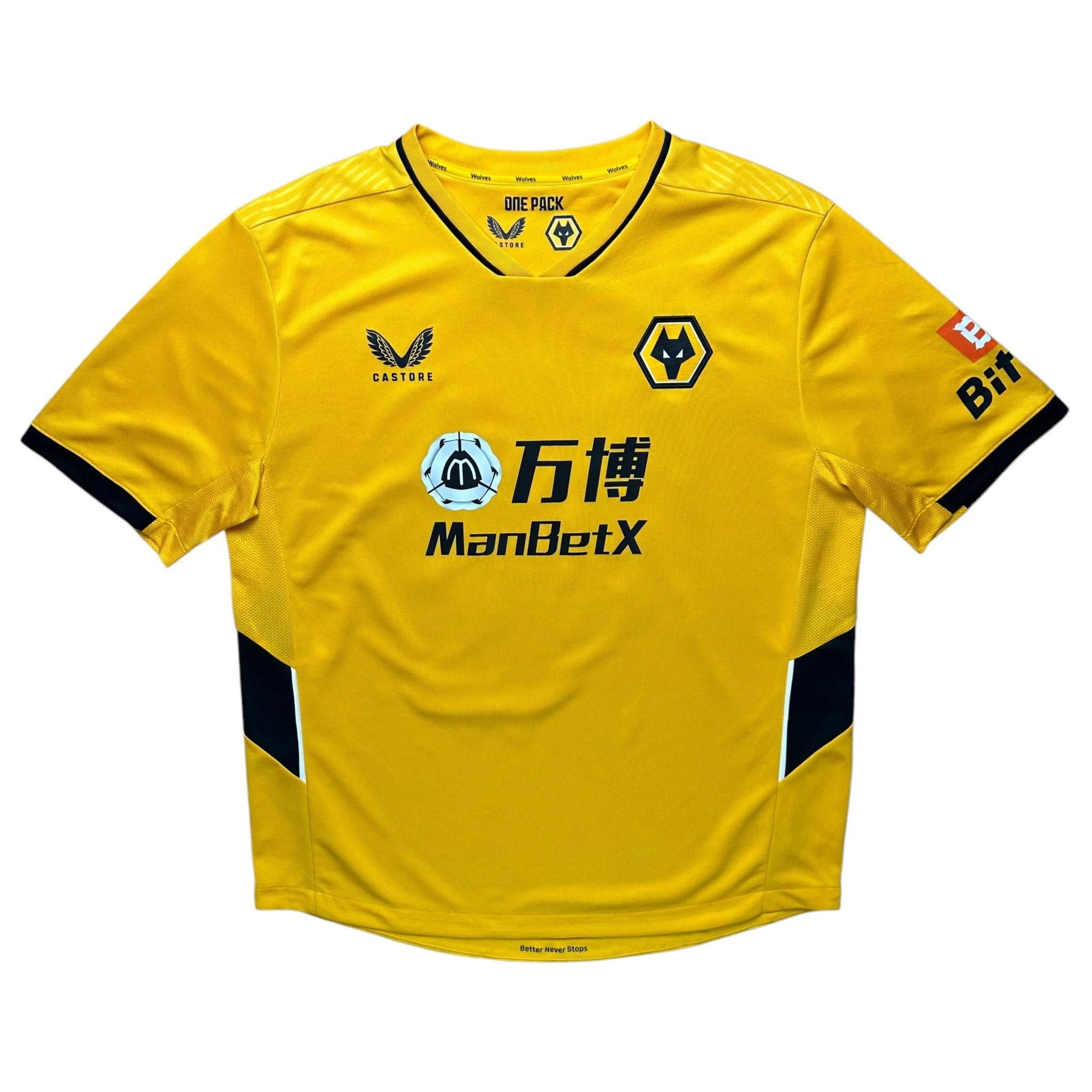 Wolverhampton Wanderers 2021 - 22 Home Shirt (XL) Hee Chan 26 - Kitplug
